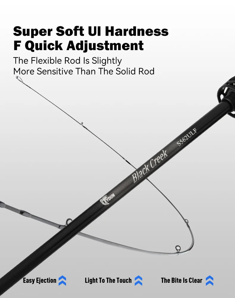 LEYDUN Black Creek Two-Section Fishing Rod
