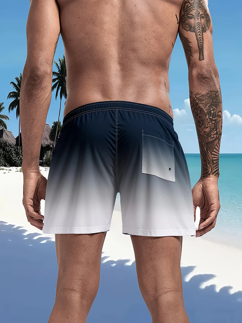 Men's Swim Trunks with Mesh Lining