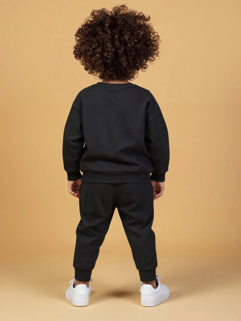 Children's Cartoon Pullover and Pants Set