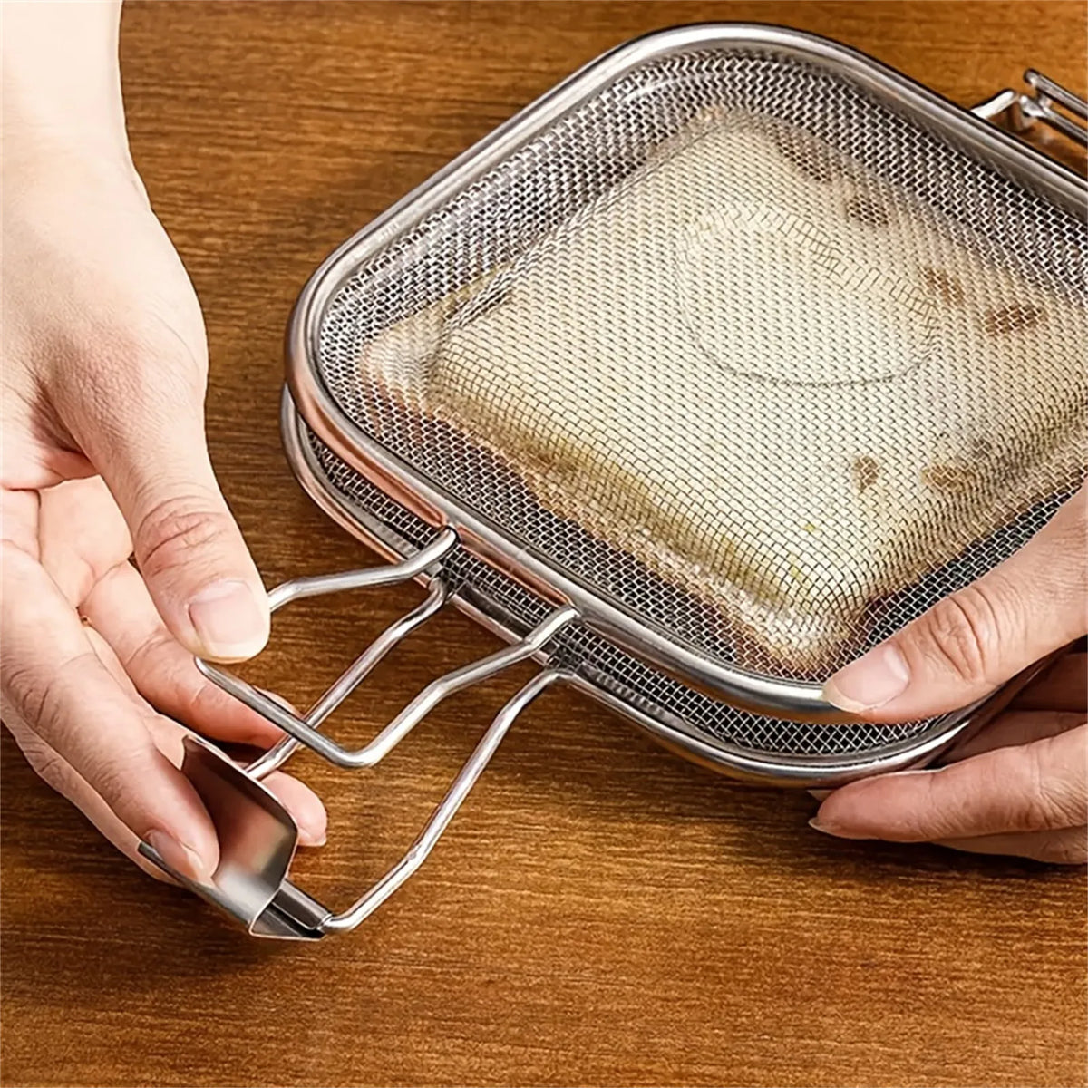 Stainless Steel Sandwich Grill Basket