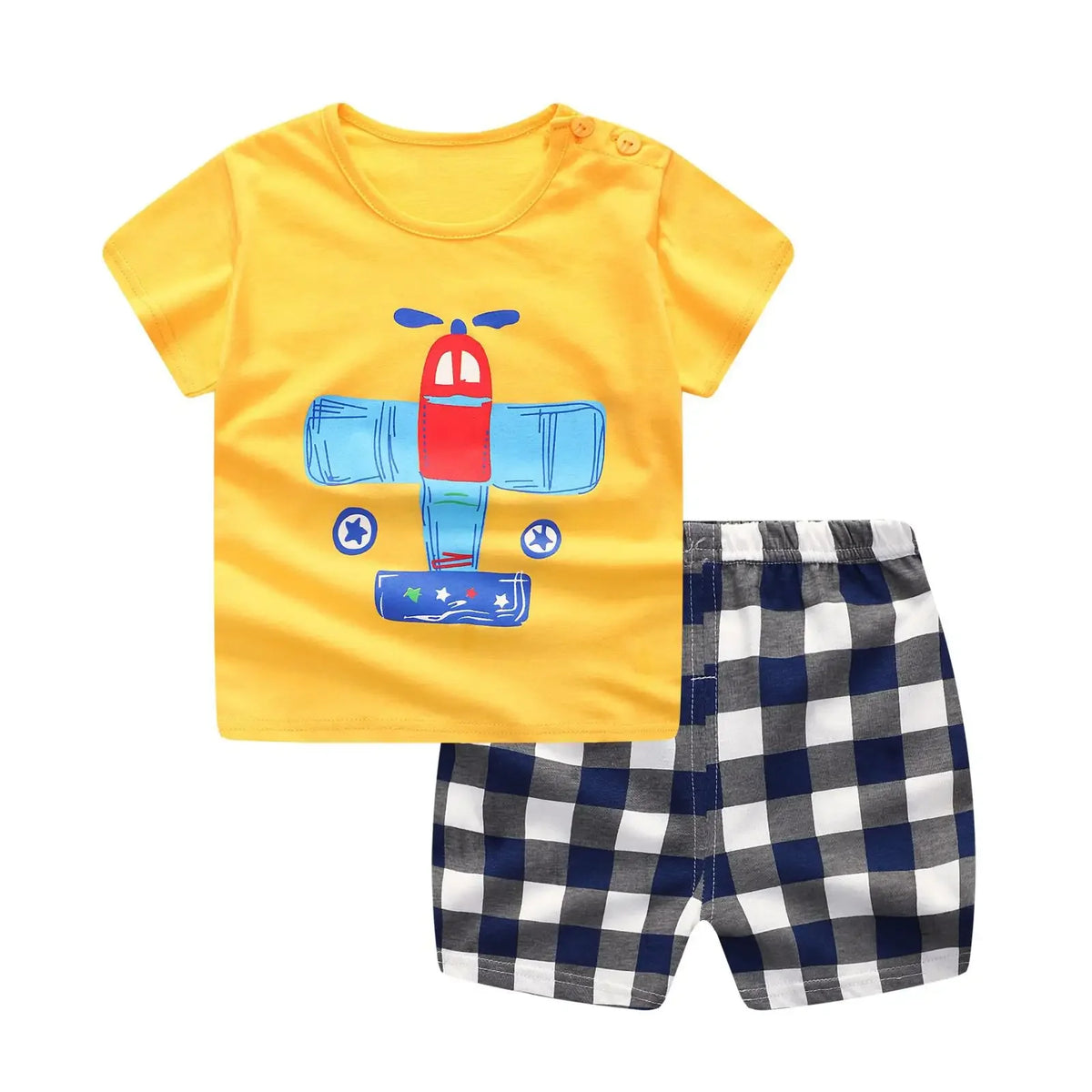 Baby Cotton T-Shirt and Shorts Set