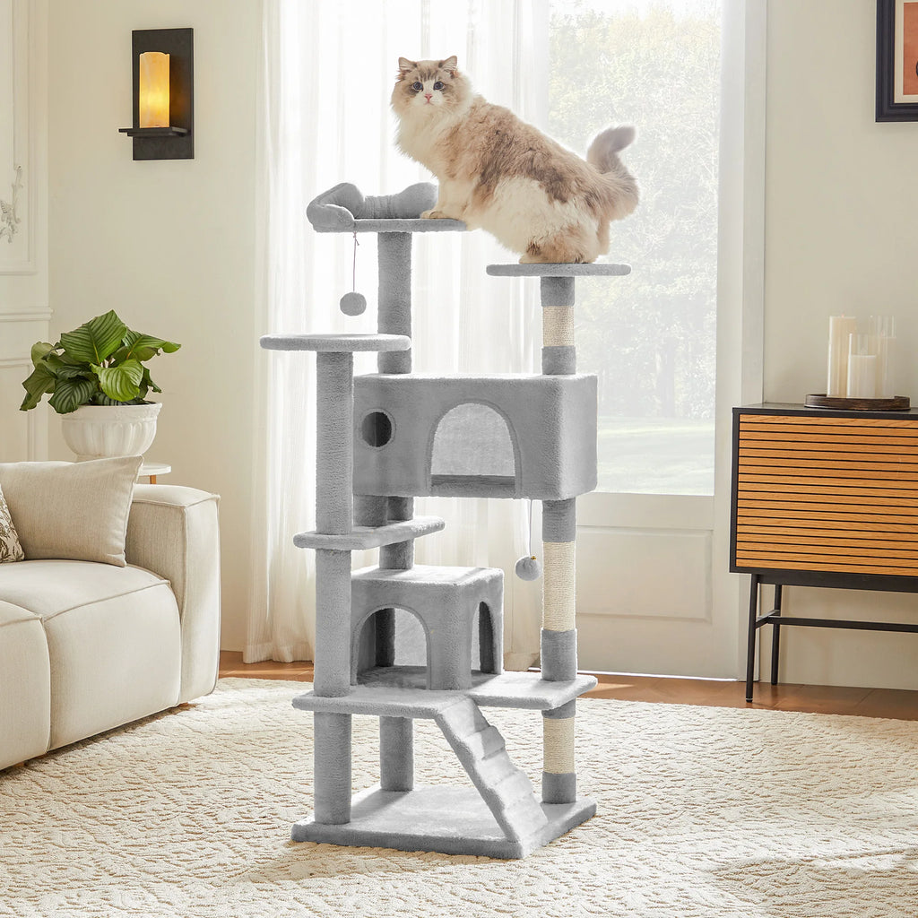 JHK 54" Cat Tree with Sisal Scratching Posts