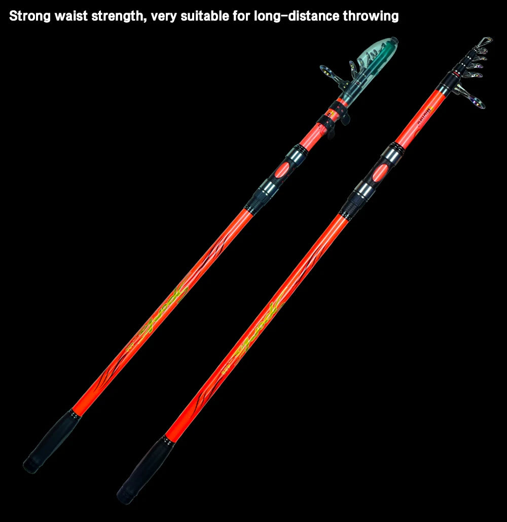 BIUTIFU Telescopic Surf Rod — 4.25, 4.5 or 5 m
