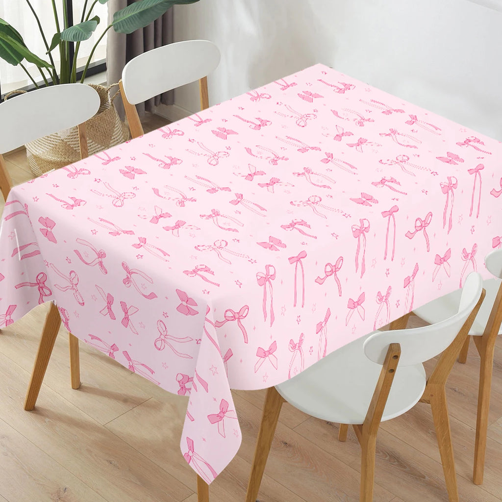 Metallic-Look Rectangular Party Tablecloth