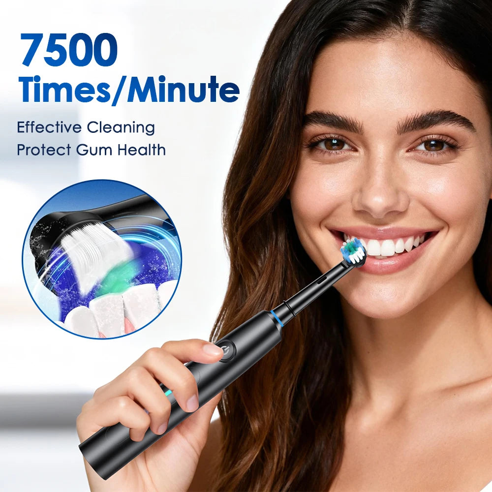 AFDEAL USB-C Rechargeable Electric Toothbrush – 4 Heads