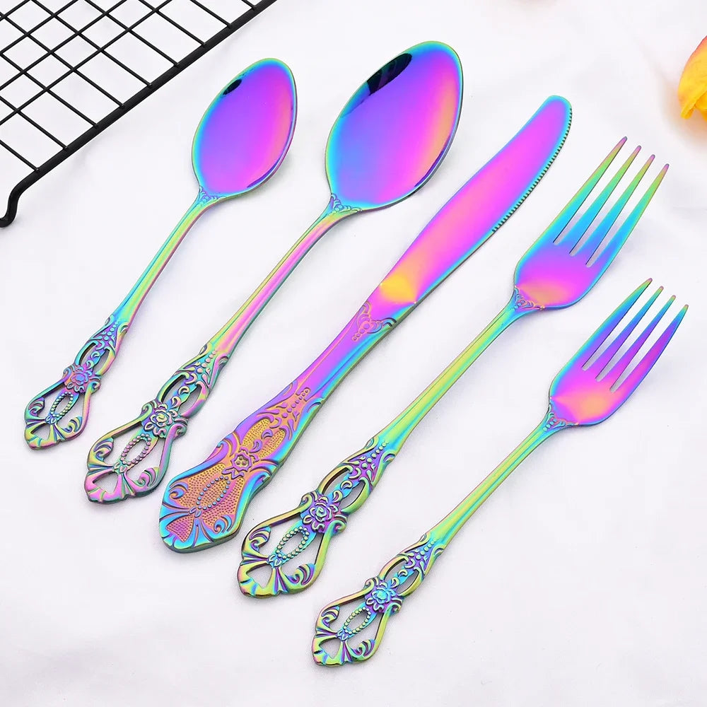 Zoseil Stainless Steel Flatware — 36 Pieces