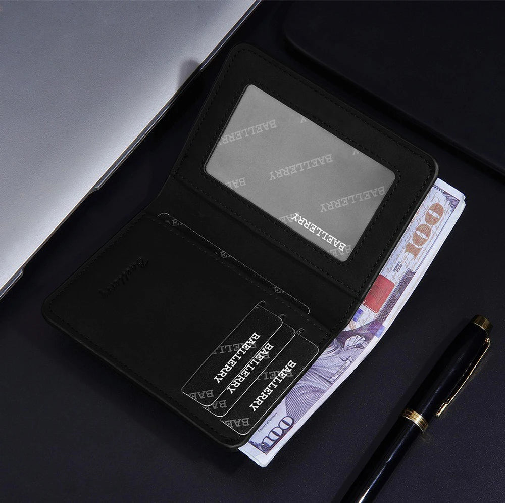 Baellerry Men's PU Wallet with Money Clip