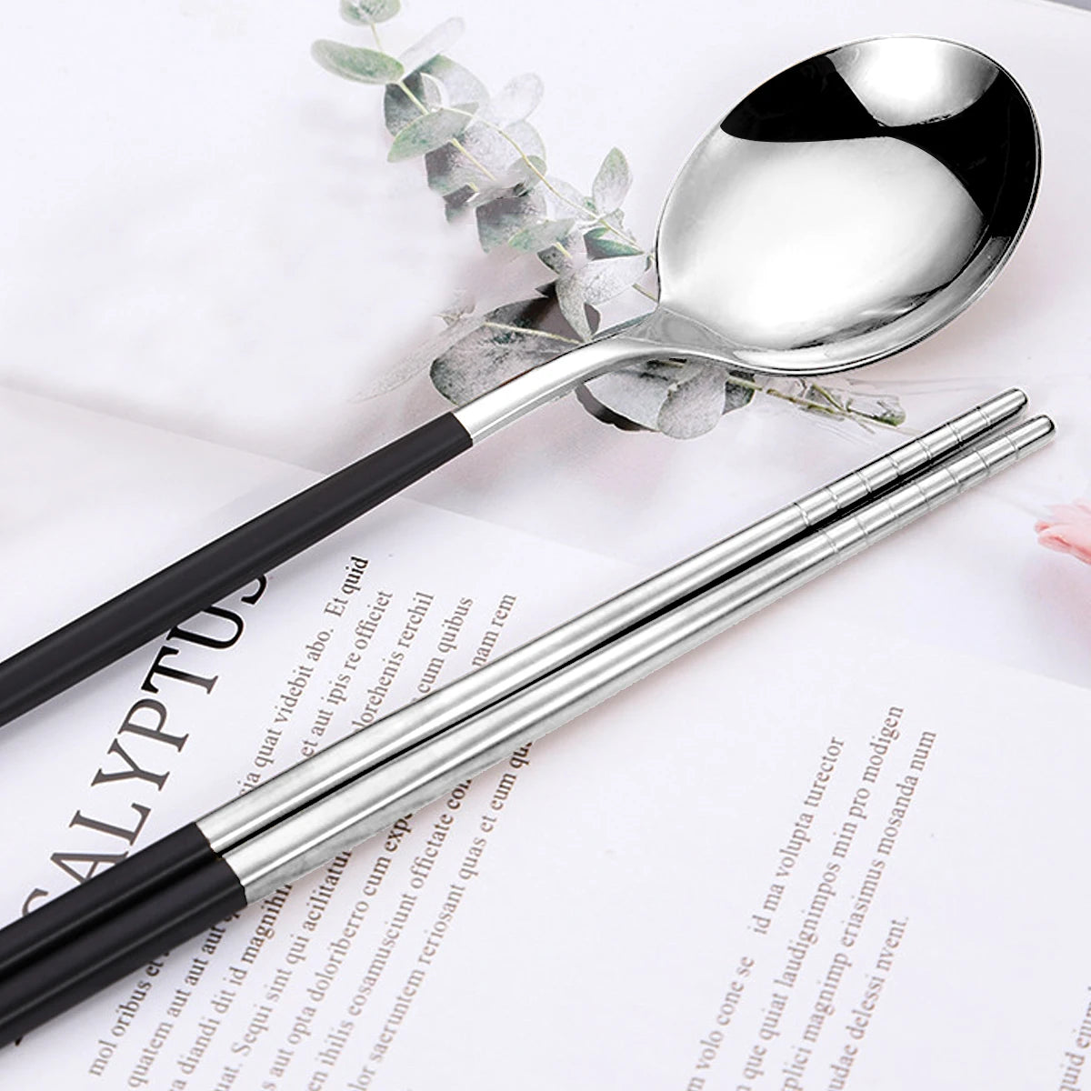 MYVIT Portable Stainless Steel Travel Cutlery
