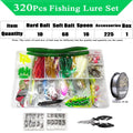 Fishing Lure Assortment with Tackle Box