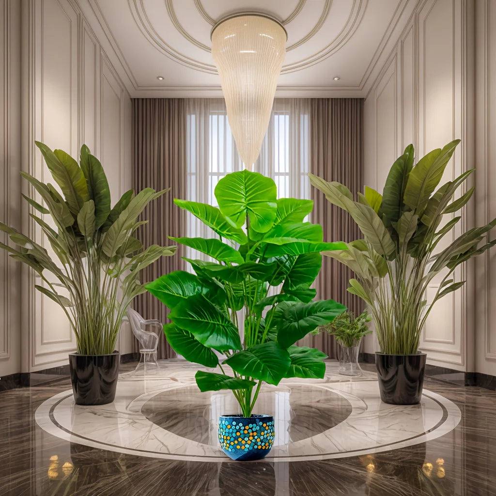Artificial Palm Tree, 100 cm with 18 Leaves