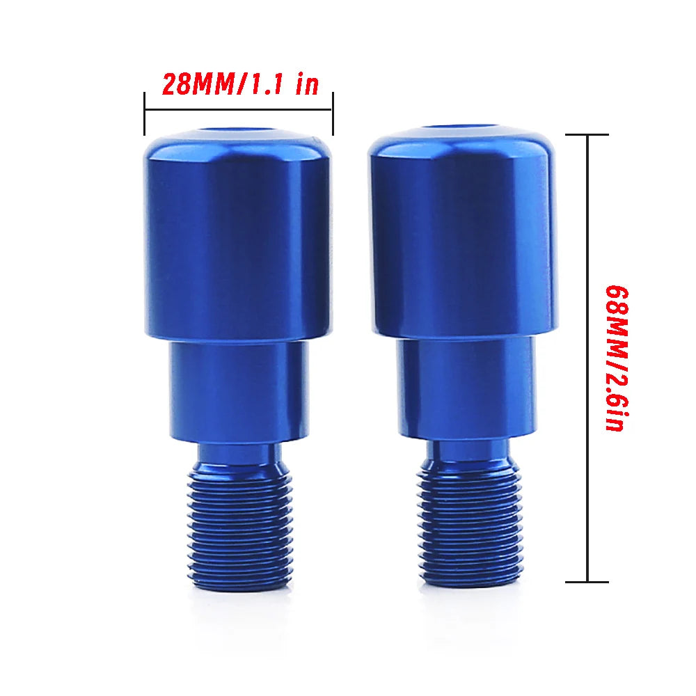 Motorcycle CNC Handlebar End Caps – Pair