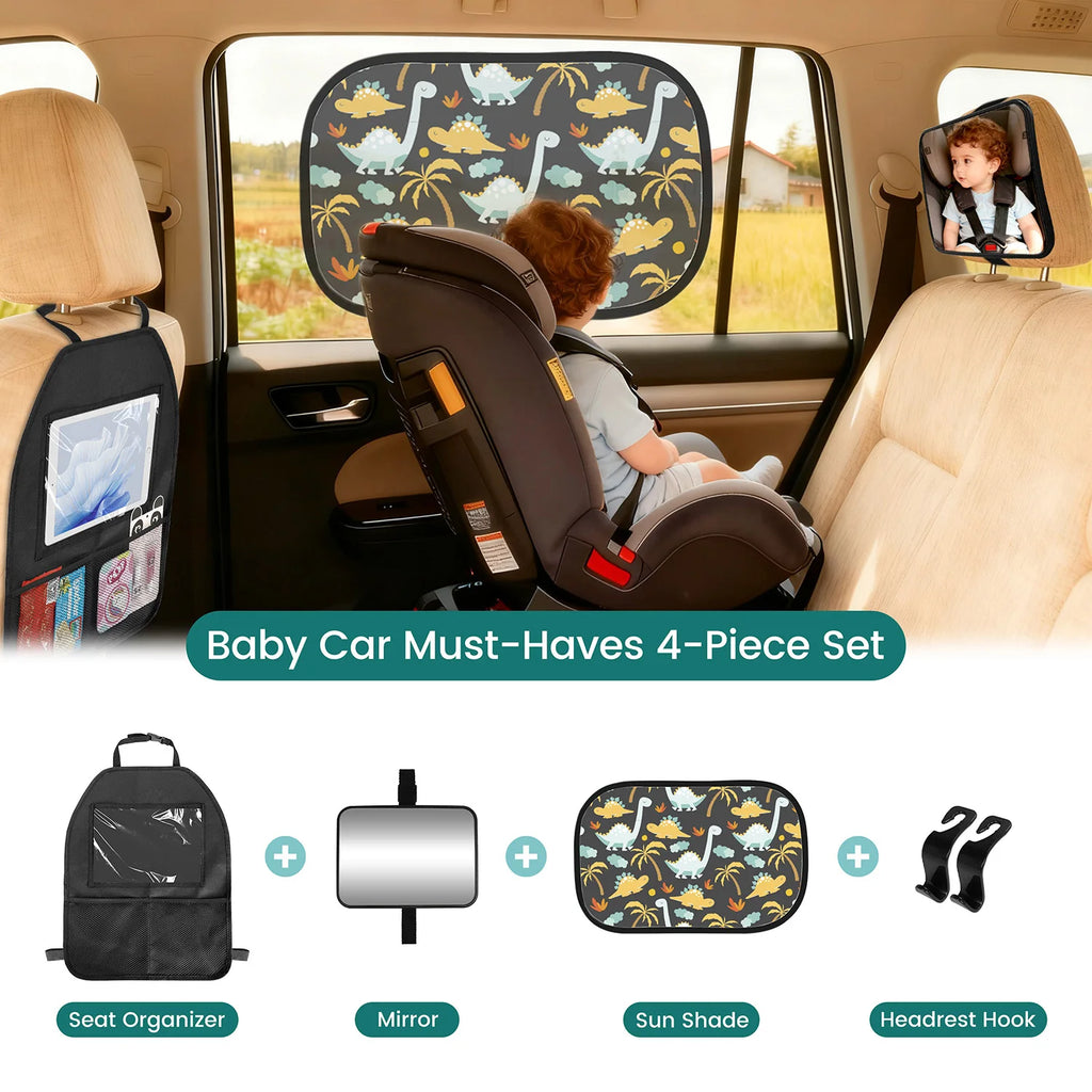 Baby Car Travel Essentials 6-Piece Accessory Kit