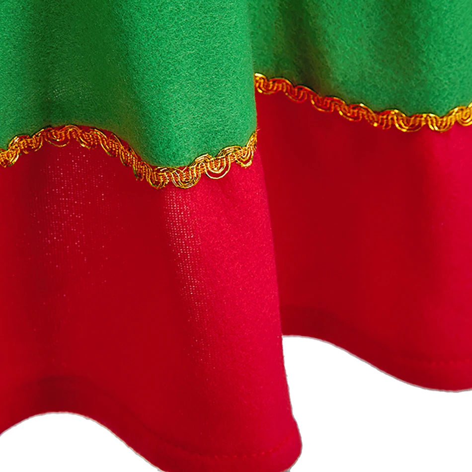 Kids Adult Christmas Clothing Set Kids Tops Pants Hat Belt Children Xmas Clothes Baby Boy Girl Birthday Outfit Elves Costume Whispering Desires Shoppe