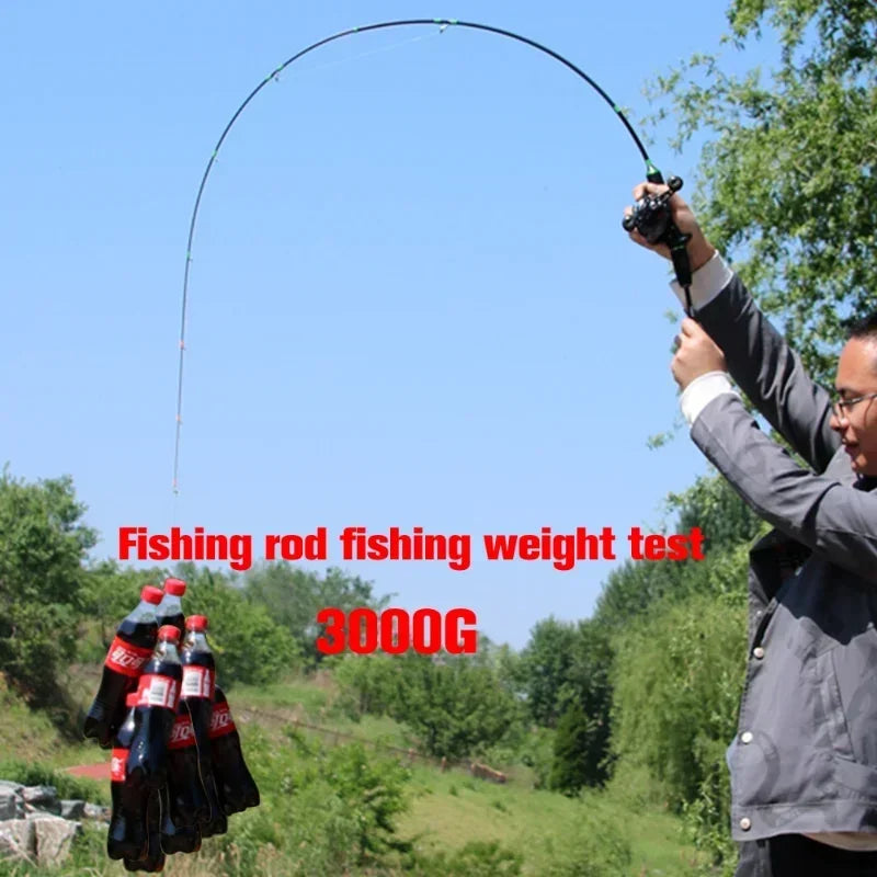 Ultralight Carbon Fishing Rod — Casting or Spinning