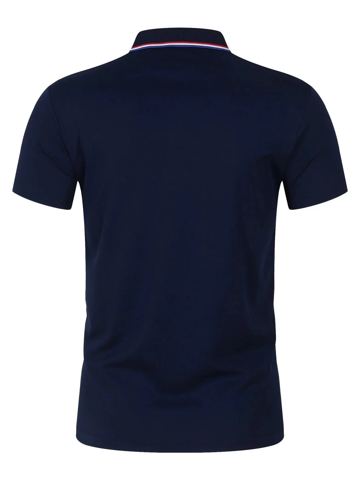 Men's Solid-Color Short-Sleeve Polo Shirt
