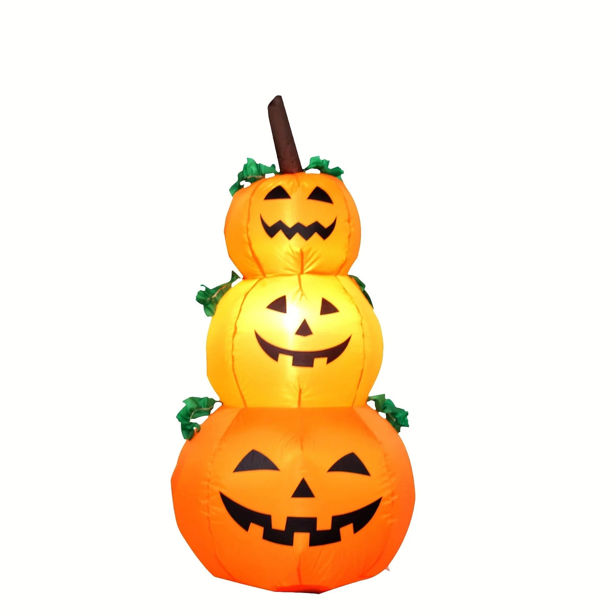 3.9-Foot LED Stacked Pumpkin Inflatable