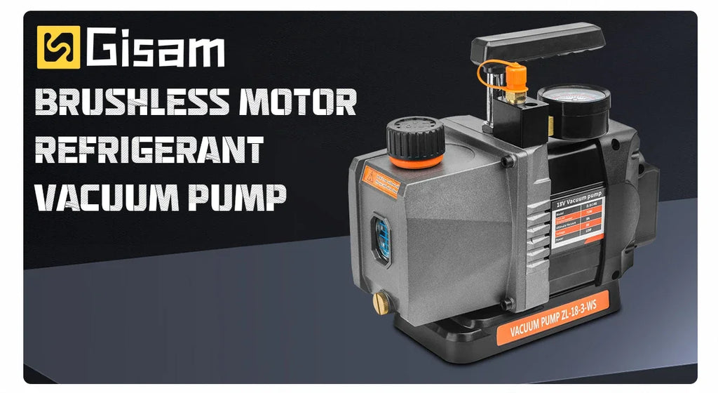 Gisam 7 CFM Brushless Cordless HVAC Vacuum Pump