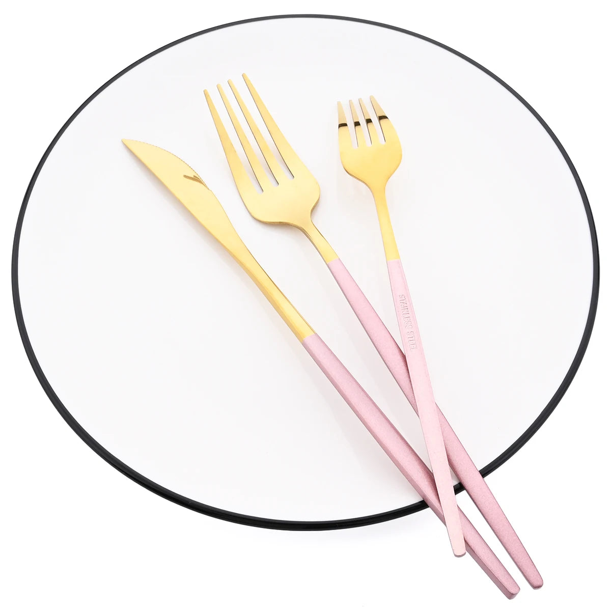JAOER Stainless Steel Flatware — 48 Pieces