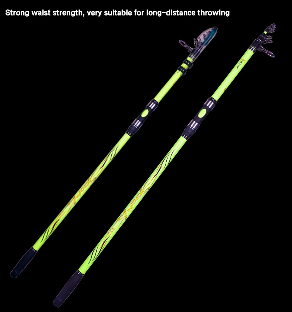 BIUTIFU Telescopic Surf Rod — 4.25, 4.5 or 5 m
