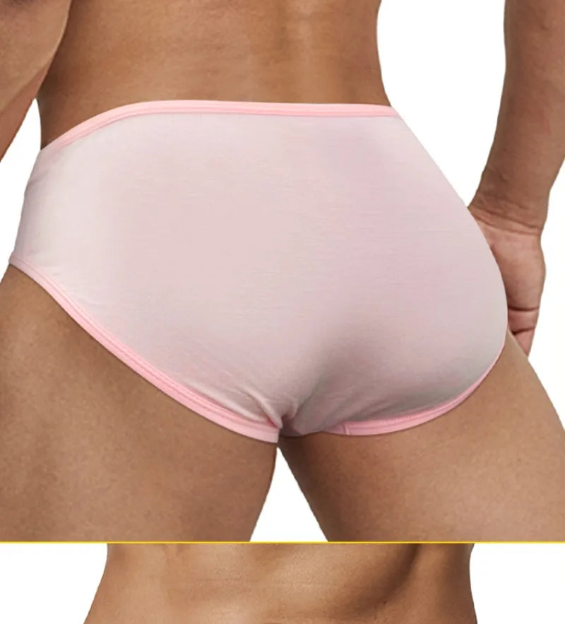Men's Solid-Color Swim Briefs