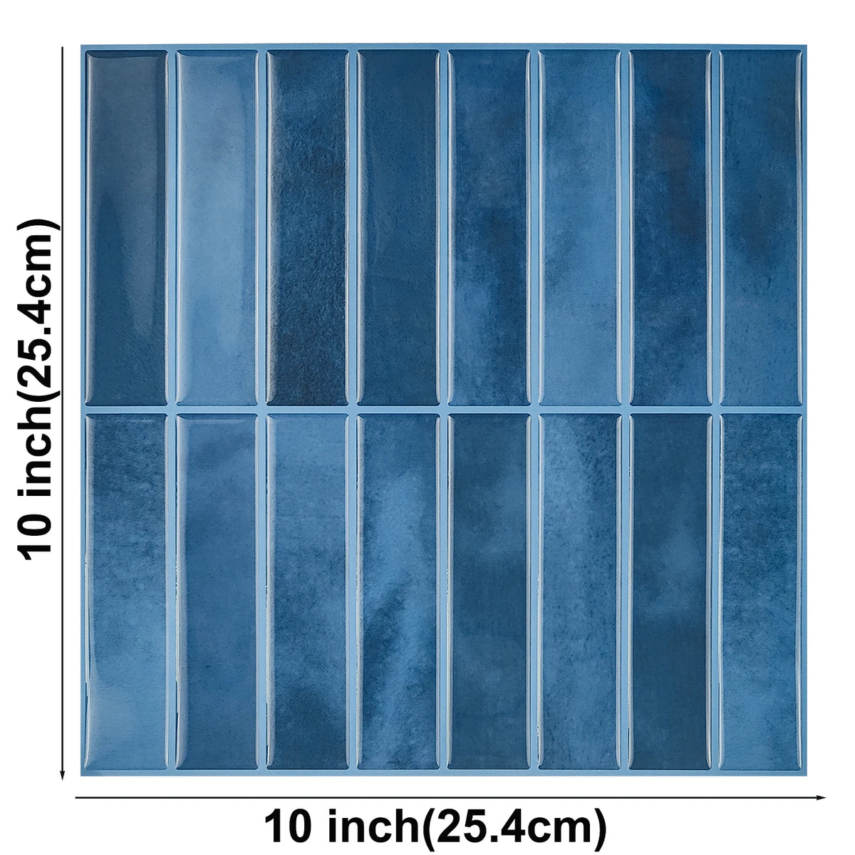 Vividtiles 3D Peel-and-Stick Decorative Wall Tiles – 10 Sheets