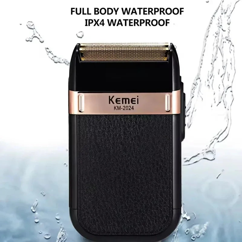 Kemei KM-2024 Rechargeable Twin-Blade Shaver