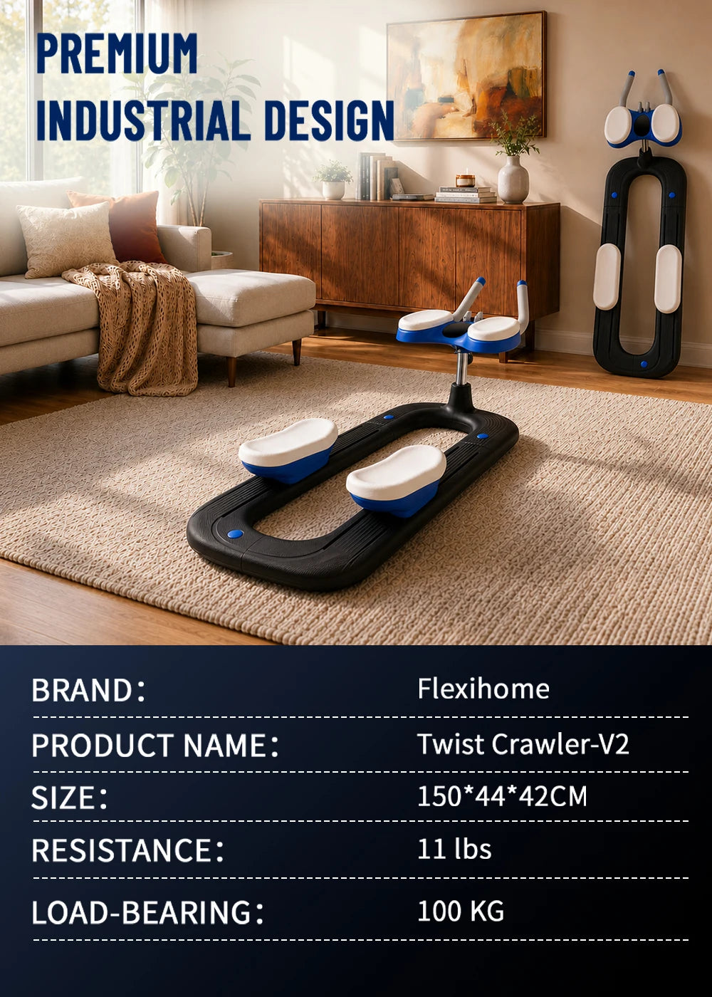 Flexihome Twist Crawler V2 Exercise Trainer