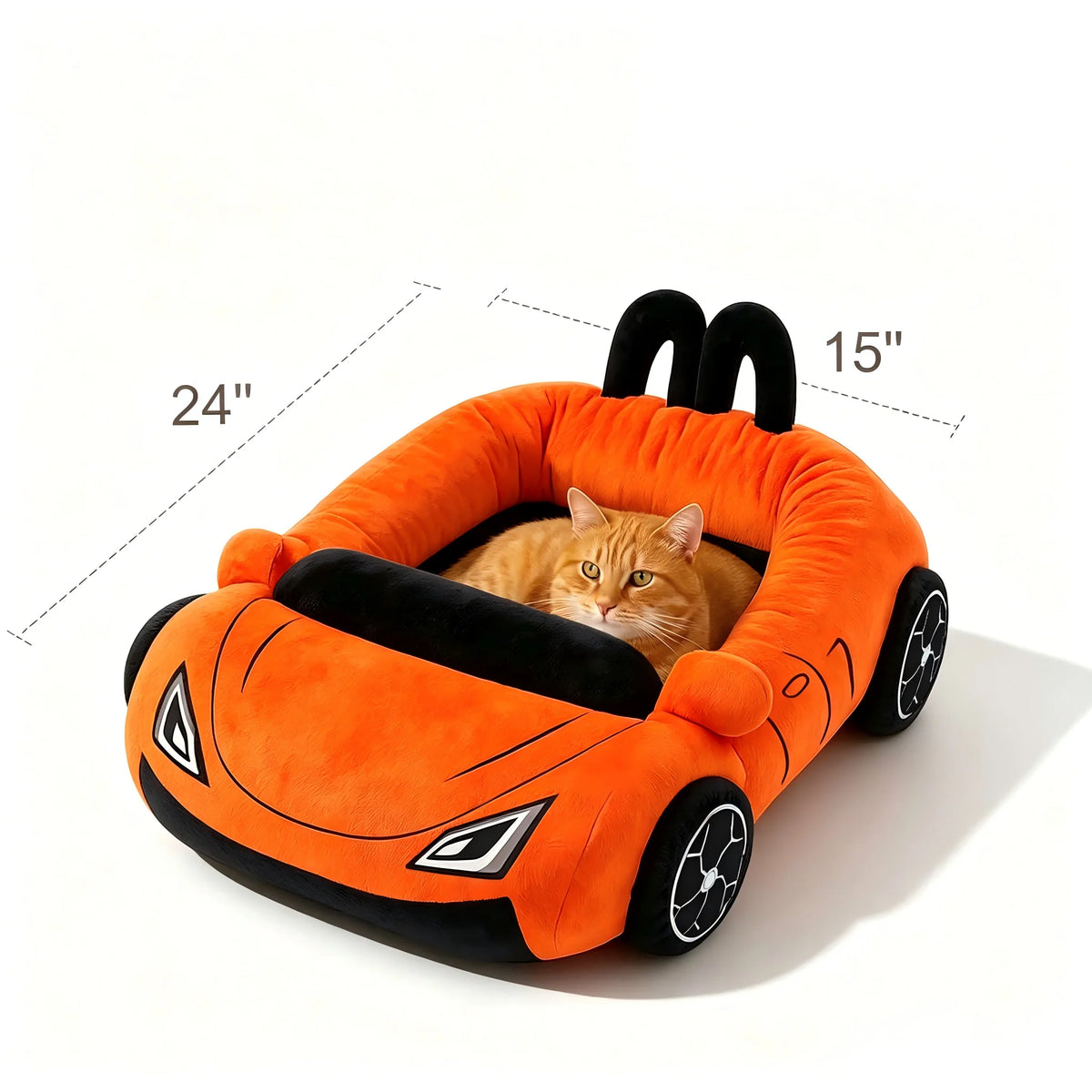 Supercar Cat Bed with Soft Cushion