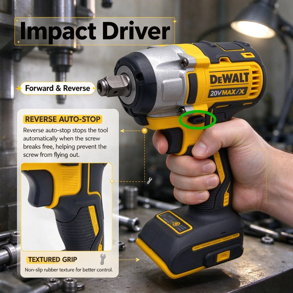DEWALT DCF880 1/2-Inch Impact Wrench — Tool Only