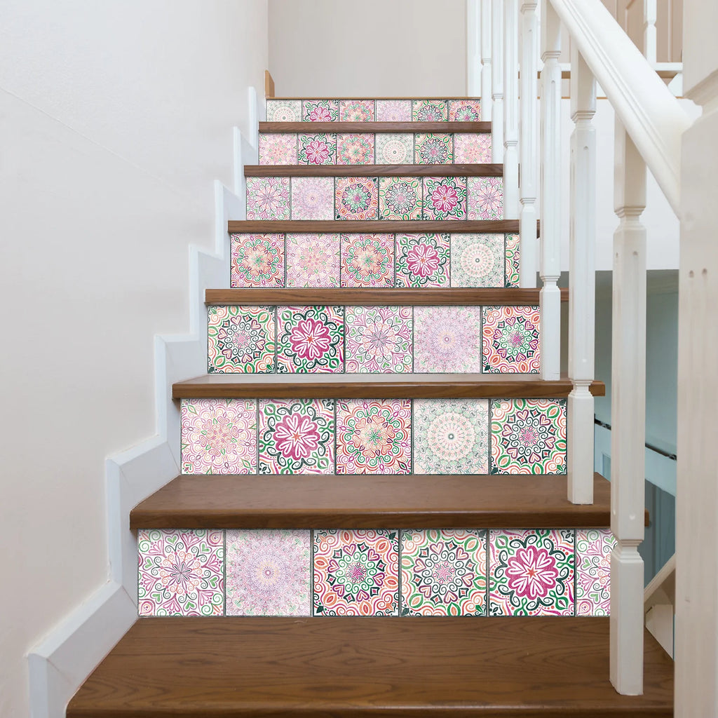 Decorative Self-Adhesive Tile Stickers – 24 Pieces