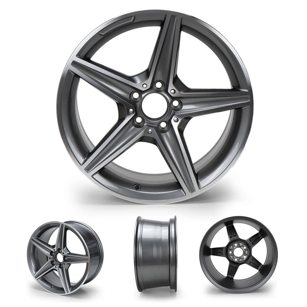18×8.5 Aftermarket Alloy Wheel – 5×112, ET35, Gray