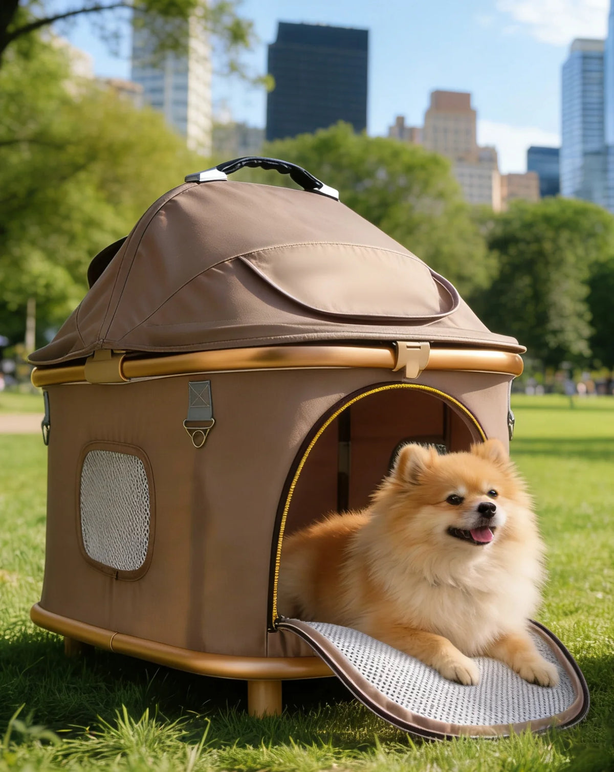 Pet Stroller for Dog & Cat, Pubby Stroller Upload to 55lbs,Dog Basket,Luxury Dog Stroller Whispering Desires Shoppe