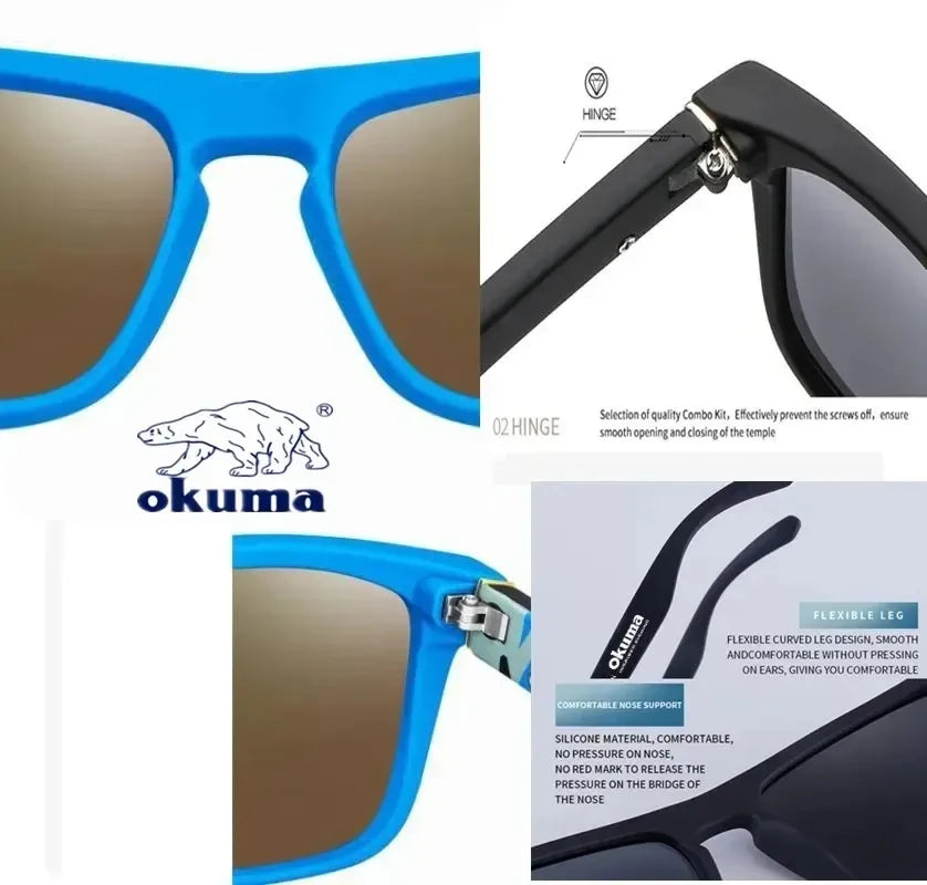 Polarized Fishing Sunglasses, Case Options