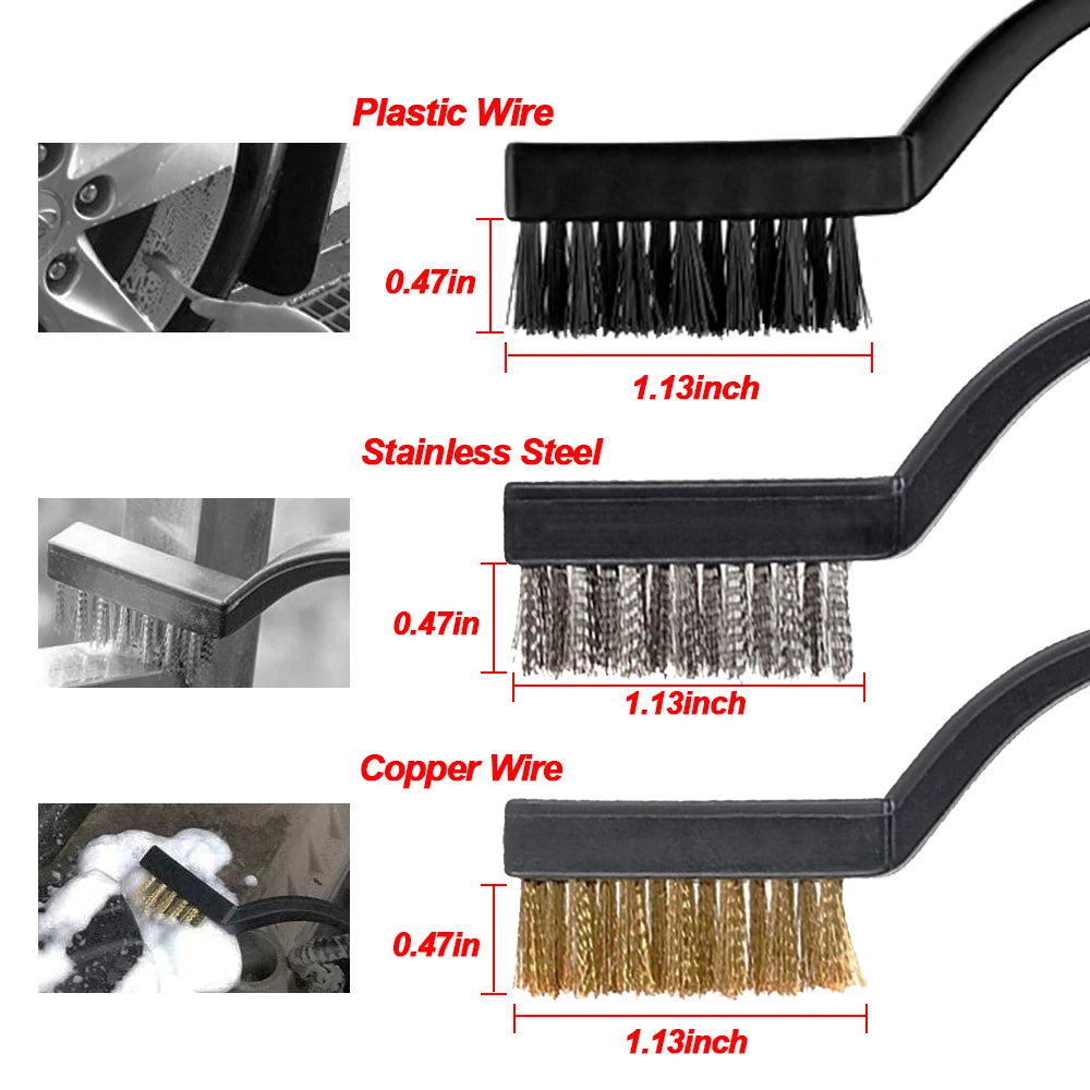 Car Interior Detailing Brush Set