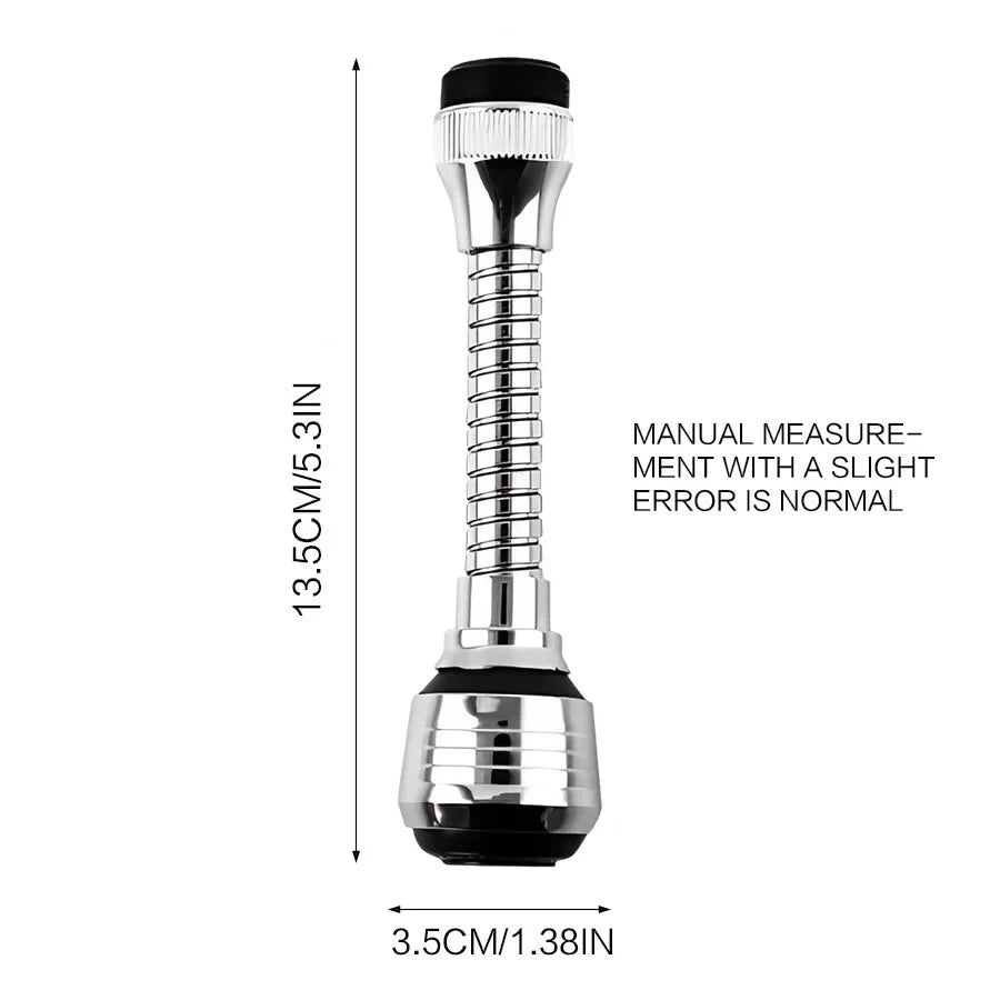 Rotating Kitchen Faucet Spray Extender