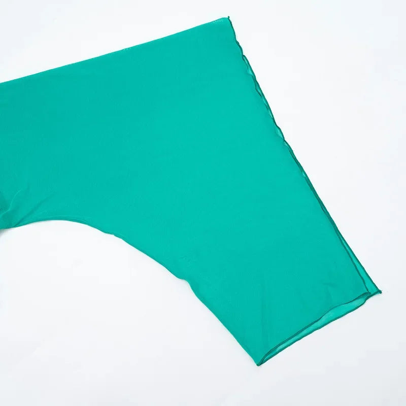 Women's Draped V-Neck Crop Top and Capri Set