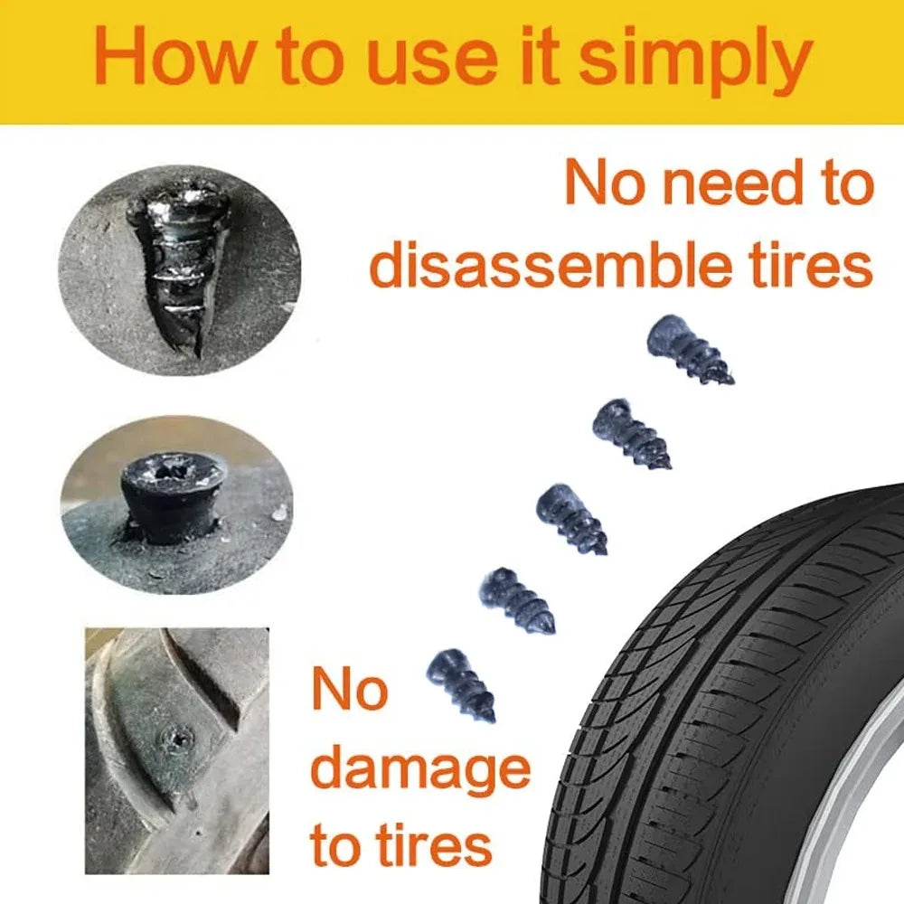 Tubeless Tire Puncture Repair Kit – Assorted Sets
