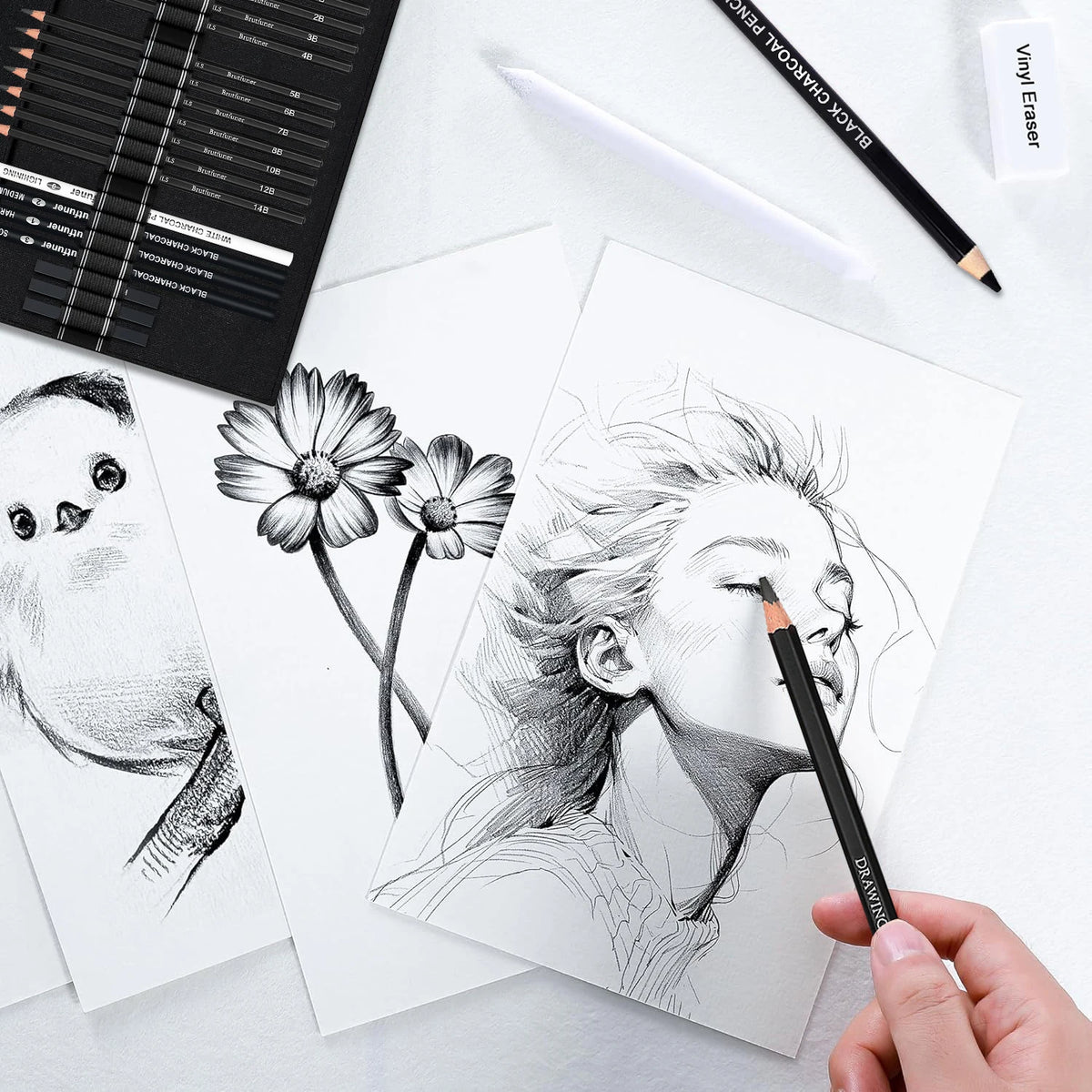 Drawing and Sketching Art Set – 14 to 58 Pieces