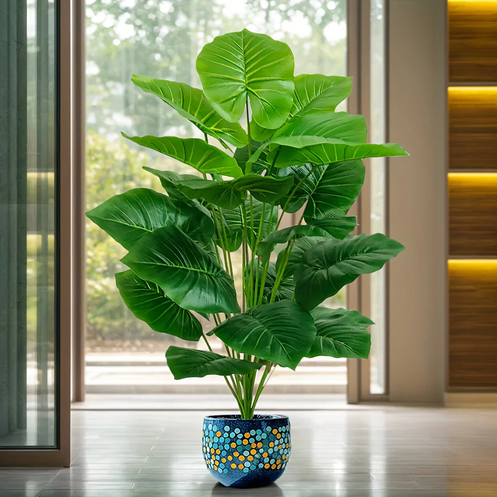 Artificial Palm Tree, 100 cm with 18 Leaves