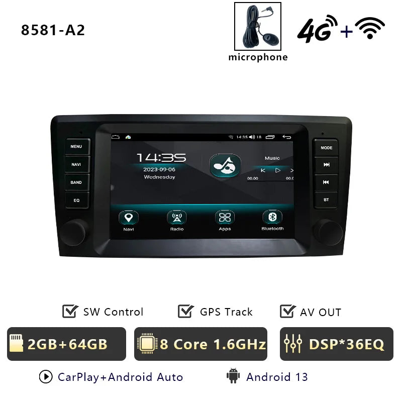 8-Inch Android Stereo for Selected Volvo Models
