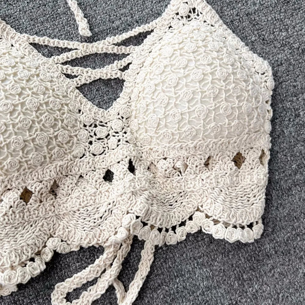 SINGREINY Knit Cami & Shorts Set