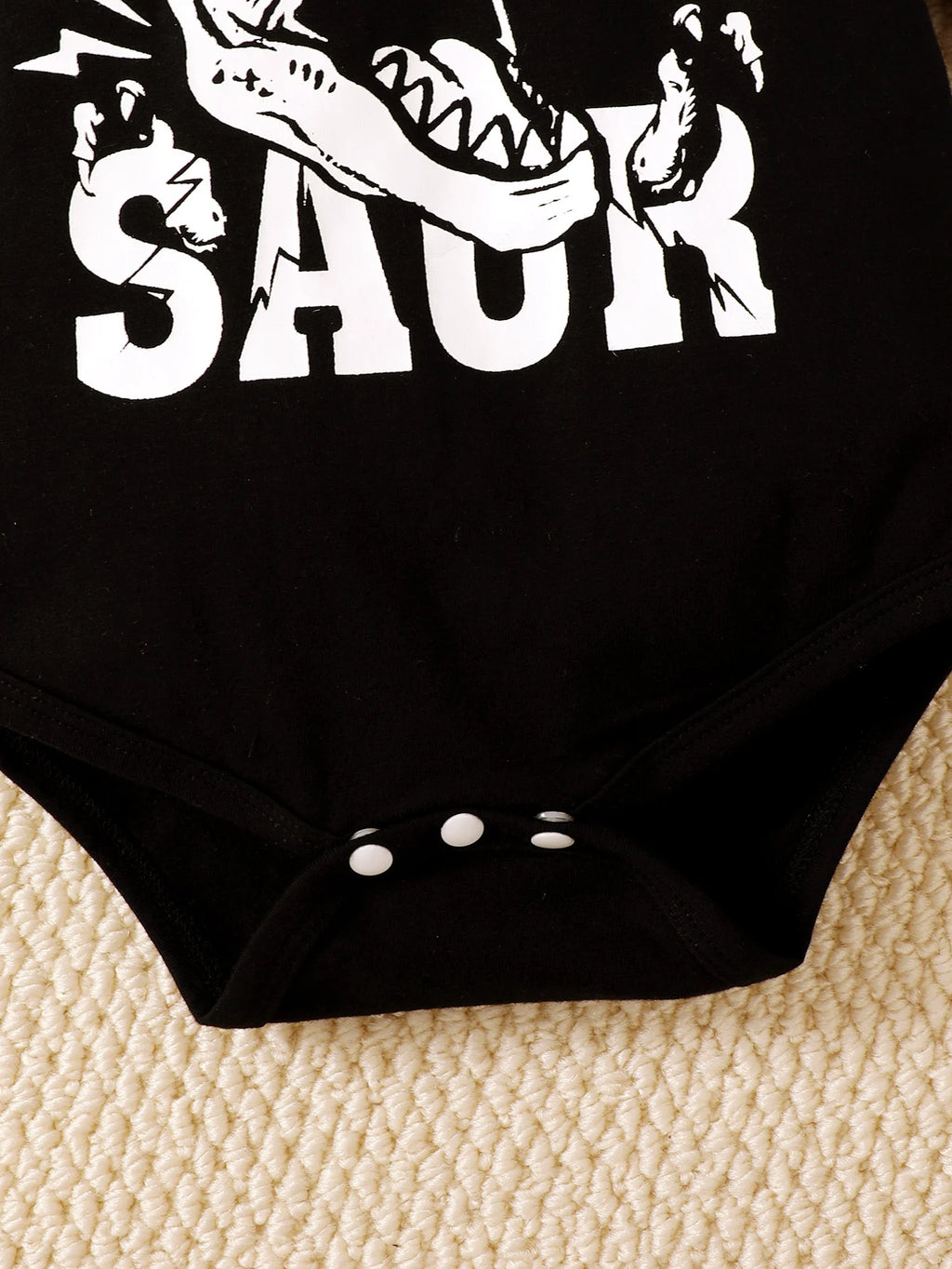 Baby Dinosaur-Print Hooded Top and Pants Set