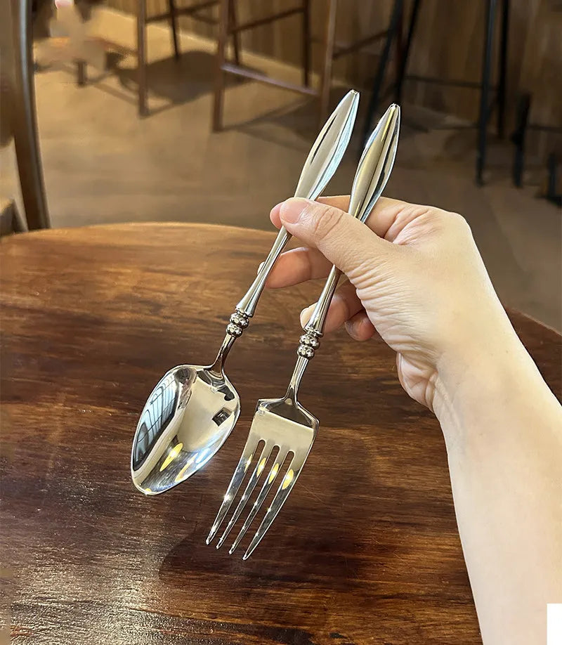 Stainless Steel Cutlery Set — 6 Pieces