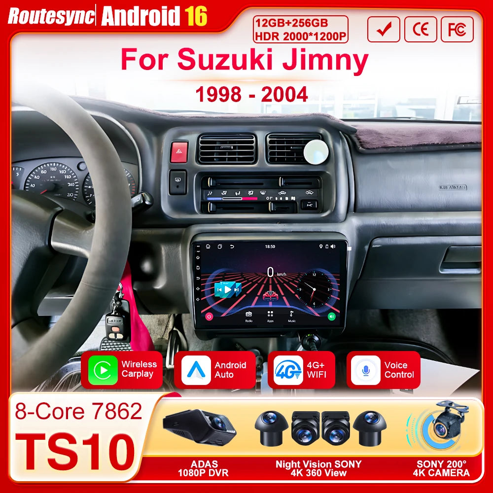 9-Inch Car Stereo for Suzuki Jimny 1998–2004