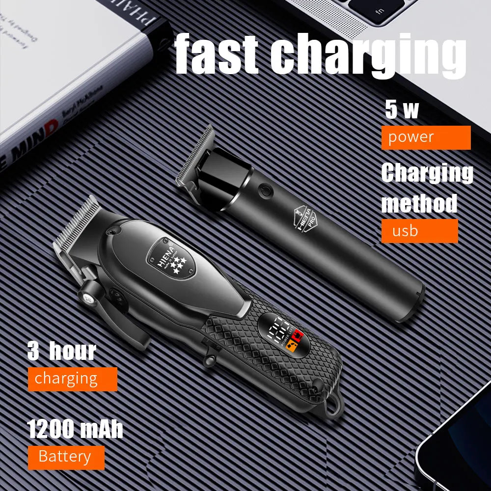 HIENA Rechargeable Hair Trimmer Kit