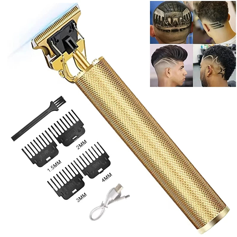 T9 Rechargeable Hair Trimmer – Vintage Style