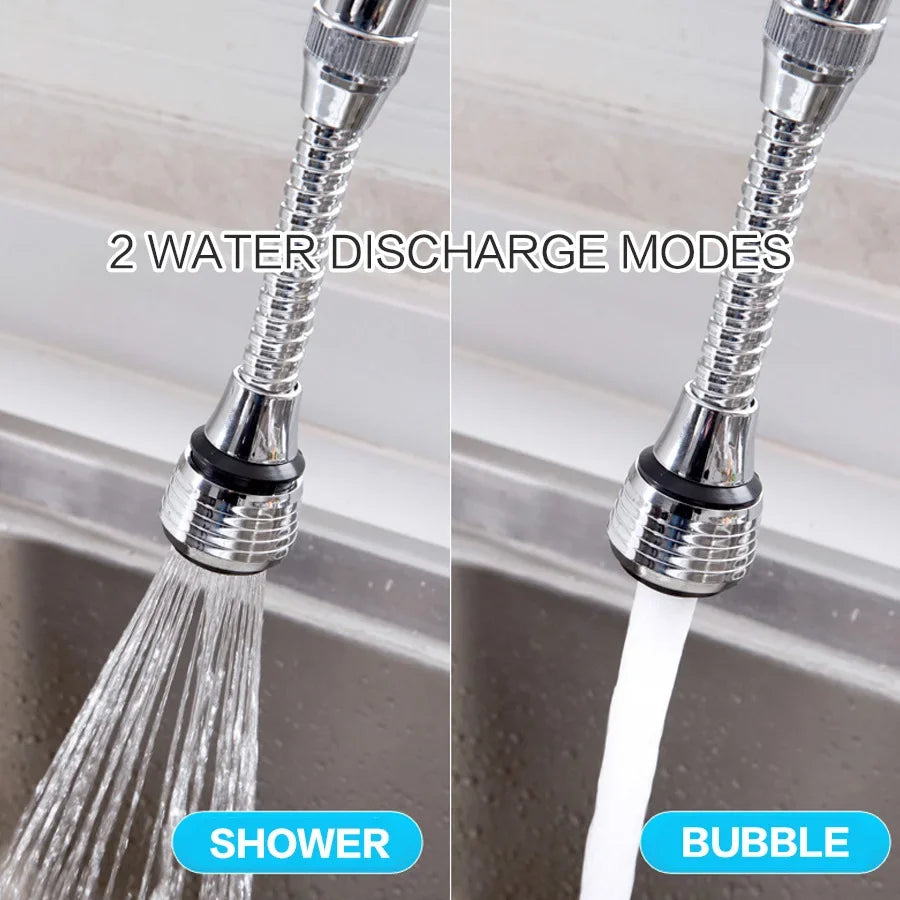 Rotating Kitchen Faucet Spray Extender
