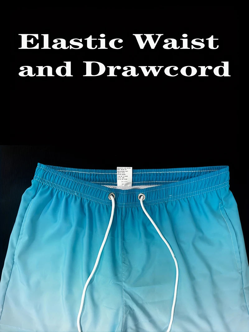 Men's Swim Trunks with Mesh Lining