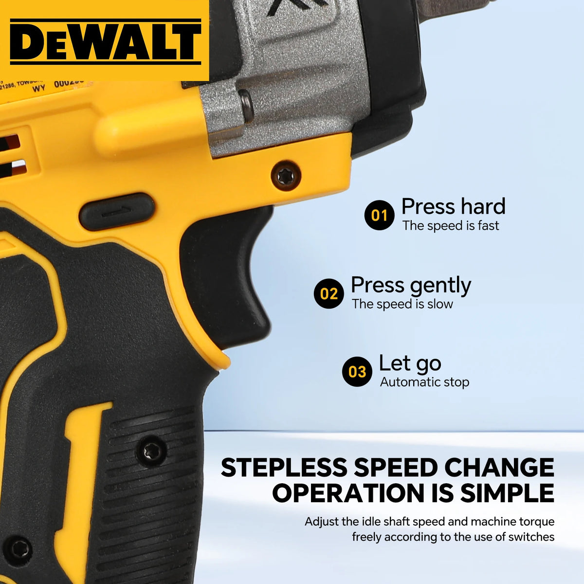 DEWALT DCF921 / DCF922 1/2-Inch Impact Wrench — Tool Only