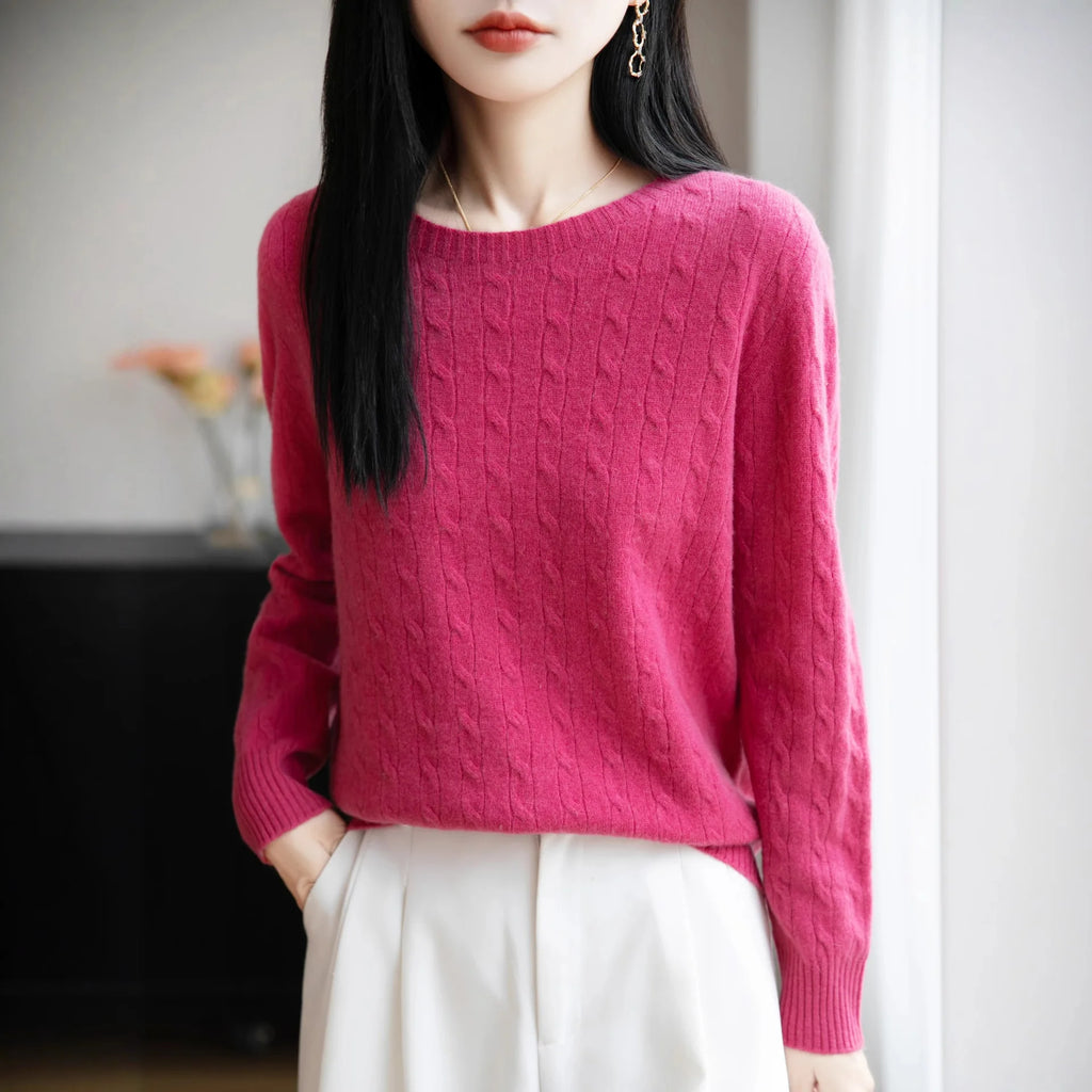 Women Sweater Loose Fashion Long Sleeve Pullovers Autumn Winter Warm Solid Bottoming Shirt Korean Fashion Knitted Jumpers Whispering Desires Shoppe